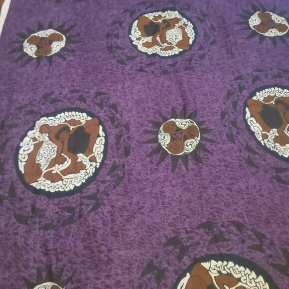 Celtic Sufi Art aSarong!Rising suns toronto deadstock boutique sarong! - Picture 10 of 16